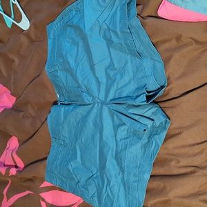 Teal shorts